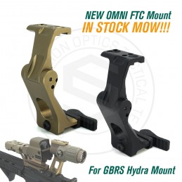 GBRS FTC Omni Büyüteç Montajı 2,91 "Yükseklik Optik Merkez Hattı, QD kollu Siyah ve FDE Renkli Stokta Var