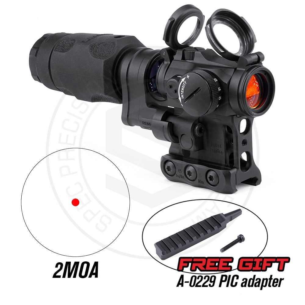 SPECPRECISION T2RDS Viseur point rouge, magnificateur 3XMAG-1 et montage RDF 20225K, ensemble SPECPRECISION T2RDS Viseur point rouge, magnificateur 3XMAG-1 et montage RDF 20225K, ensemble