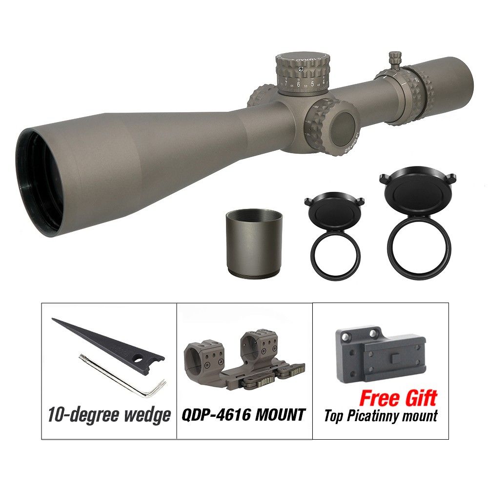 Evolution Gear ATACR 5-25X56 MM F1 FFP Zielfernrohr FDE mit Montage auf Lager Evolution Gear ATACR 5-25X56 MM F1 FFP Zielfernrohr FDE mit Montage auf Lager