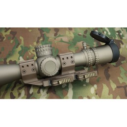 Evolution Gear ATACR 5-25X56 MM F1 FFP Lunette FDE avec montage en stock Evolution Gear ATACR 5-25X56 MM F1 FFP Lunette FDE avec montage en stock