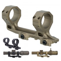 Anéis Weaver de 30mm para luneta (par), perfil baixo, trilho Picatinny de 20mm