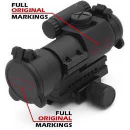 Viseur point rouge tactique AIM PRO airsoft 2 MOA avec montage QRP2 et entretoise