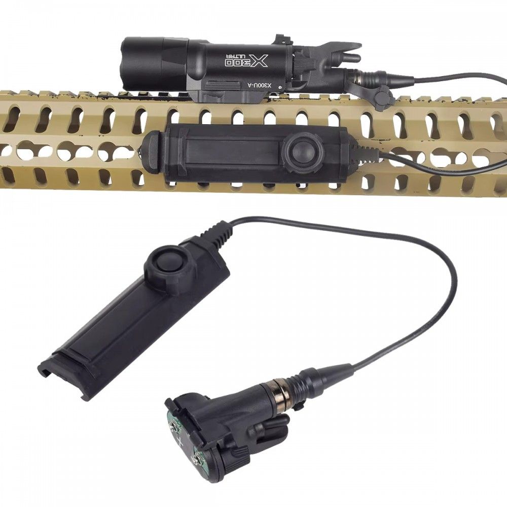 XT07 SF Ensemble tactique arrière à double contacteur pour lampes d’arme X300 X400 série X XT07 SF Ensemble tactique arrière à double contacteur pour lampes d’arme X300 X400 série X