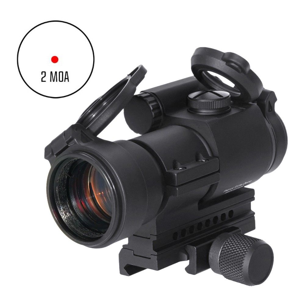 Viseur point rouge tactique AIM PRO airsoft 2 MOA avec montage QRP2 et entretoise