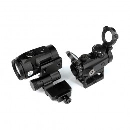 ROMEO MSR 1x22 Red Dot Sight and JULIET3 3x Magnifier Black Combo|SPECPRECISIONコンボ ROMEO MSR 1x22 Red Dot Sight and JULIET3 3x Magnifier Black Combo|SPECPRECISIONコンボ