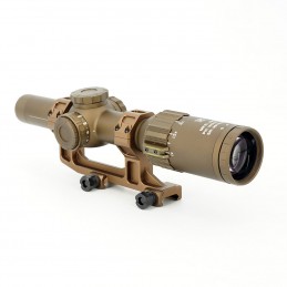 에볼루션기어 TANGO6T 스코프 DVO 1-6X24mm FFP 발광형 LPVO, 가이슬 마운트 세트 상품 / 오리지널 밀스펙 각인 재현