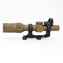 TANGO6T DVO 1-6X24mm FFP LPVO beleuchtet mit 1.93inch-GE-Montage, 30mm-Rohr und Mil Spec-Markierungen