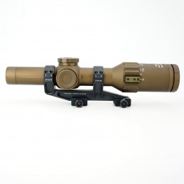 에볼루션기어 TANGO6T 스코프 DVO 1-6X24mm FFP 발광형 LPVO, 30mm 튜브 NF MA479 마운트 세트 상품 / 오리지널 밀스펙 각인 재현,SPECPRECISION세트 상품