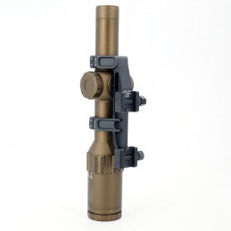 에볼루션기어 TANGO6T 스코프 DVO 1-6X24mm FFP 발광형 LPVO, 30mm 튜브 NF MA479 마운트 세트 상품 / 오리지널 밀스펙 각인 재현,SPECPRECISION세트 상품