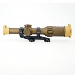 에볼루션기어 TANGO6T 스코프 DVO 1-6X24mm FFP 발광형 LPVO, 30mm 튜브 NF MA479 마운트 세트 상품 / 오리지널 밀스펙 각인 재현,SPECPRECISION세트 상품