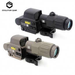 SPECPRECISION M5 Red Dot Sight & 6XMAG-1 6X Magnifier Combo At 1.57" Centerline Height