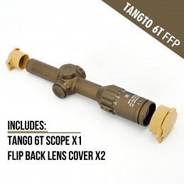 TANGO6T Visor LPVO FFP 1-6X24mm tubo 30mm para arma real, caza y airsoft, marcajes de especificación militar TANGO6T Visor LPVO FFP 1-6X24mm tubo 30mm para arma real, caza y airsoft, marcajes de especificación militar