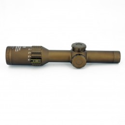 TANGO6T Lunette LPVO FFP 1-6X24mm tube 30mm pour arme réelle, chasse et airsoft, marquages de spécification militaire TANGO6T Lunette LPVO FFP 1-6X24mm tube 30mm pour arme réelle, chasse et airsoft, marquages de spécification militaire