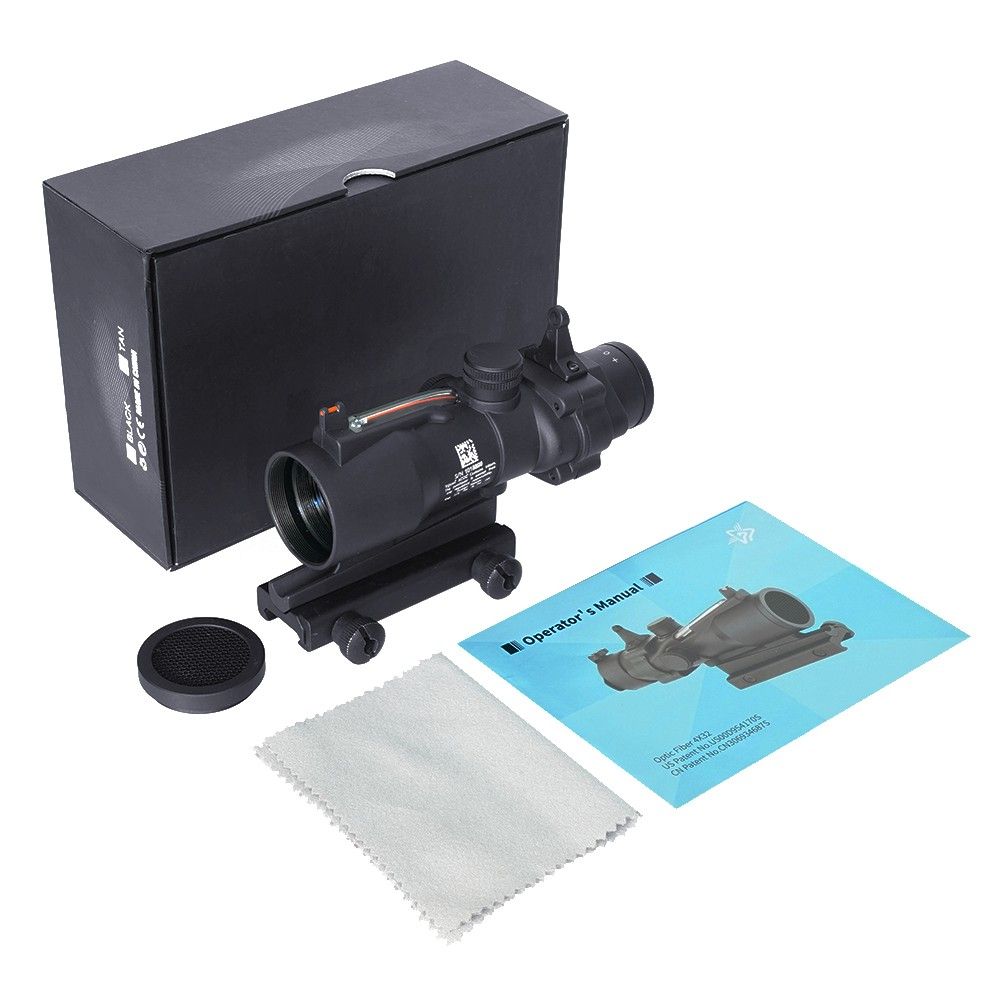 SPECPRECISION Optic Fiber 4X32 Red/Green CHEVRON Reticle Riflescope,SPECPRECISION라이플 스코프 SPECPRECISION Optic Fiber 4X32 Red/Green CHEVRON Reticle Riflescope,SPECPRECISION라이플 스코프