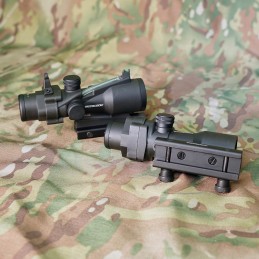 SPECPRECISION Optic Fiber 4X32 Red/Green CHEVRON Reticle Riflescope,SPECPRECISION라이플 스코프 SPECPRECISION Optic Fiber 4X32 Red/Green CHEVRON Reticle Riflescope,SPECPRECISION라이플 스코프
