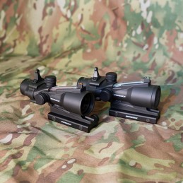 SPECPRECISION Optic Fiber 4X32 Red/Green CHEVRON Reticle Riflescope,SPECPRECISION라이플 스코프 SPECPRECISION Optic Fiber 4X32 Red/Green CHEVRON Reticle Riflescope,SPECPRECISION라이플 스코프