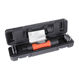 Llave dinamométrica óptica 10-65in.lbs con juego integrado de 21 puntas Llave dinamométrica óptica 10-65in.lbs con juego integrado de 21 puntas