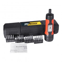 Chave de torque óptica 10-65in.lbs com kit integrado de 21 pontas Chave de torque óptica 10-65in.lbs com kit integrado de 21 pontas