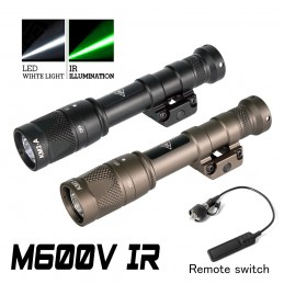 M600V İzci LED&amp;IR/LED&amp;Strobe Silah Işığı Mükemmel Kopya
