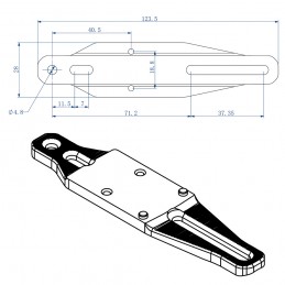 SPECPRECISION ユニバーサル ショットガン用レッドドットマウント|SPECPRECISIONドットサイトマウント SPECPRECISION ユニバーサル ショットガン用レッドドットマウント|SPECPRECISIONドットサイトマウント