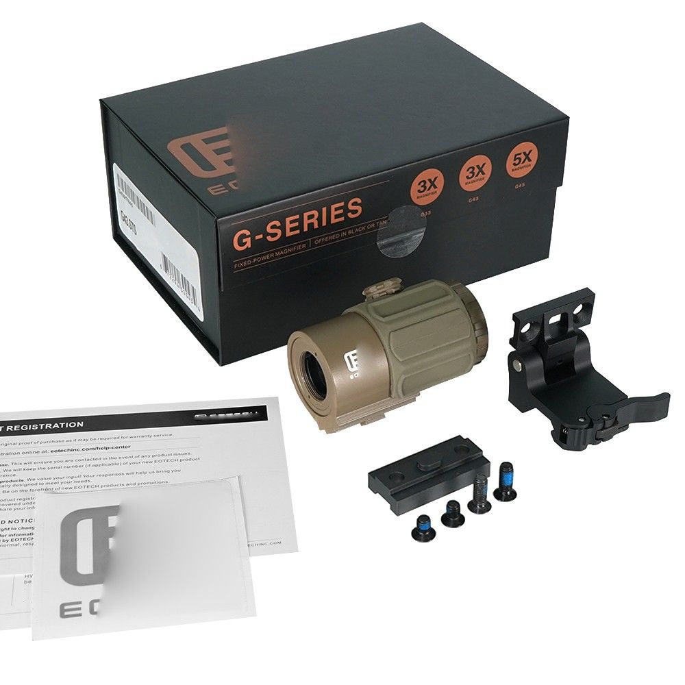 Magnificateur tactique G43 3X avec boîte d’origine, version Deluxe