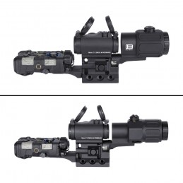 SPECOPTICS RML 20225B, montage hybride 2.25″ avec adaptateur laser Picatinny pour Aimpoint T2 et magnificateurs G33 G43