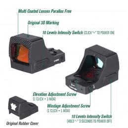 Defender CCW レッドドットサイト 6MOA|SPECPRECISIONレッドドットサイト Defender CCW レッドドットサイト 6MOA|SPECPRECISIONレッドドットサイト