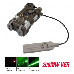 ISEG NGAL Puntero láser e iluminación IR 200mw, versión VCSEL de gama alta
