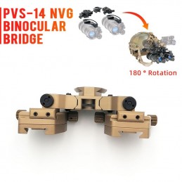 PVS14 헬멧 브릿지 마운트 (DE 색상),SPECPRECISION TACTICAL GEARNVG 마운트 및 슈라우드