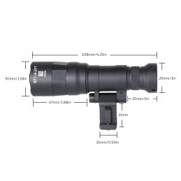SOTAC M340DFT Mini Scout Light Pro Waffenleuchte SOTAC M340DFT Mini Scout Light Pro Waffenleuchte