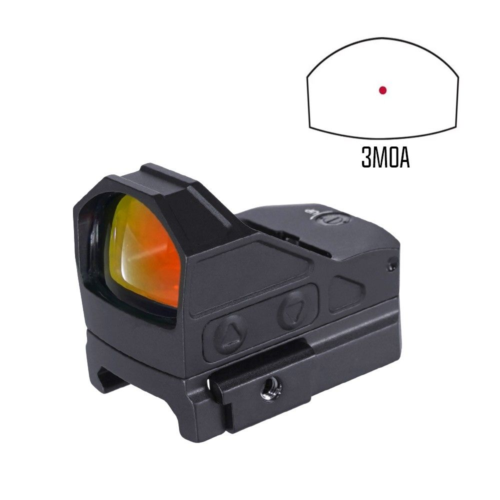 SPECPRECISION RDP-0009 Großfenster-Rotpunktvisier 1X27mm mit Shake Awake, parallaxefrei, 10 Helligkeitsstufen SPECPRECISION RDP-0009 Großfenster-Rotpunktvisier 1X27mm mit Shake Awake, parallaxefrei, 10 Helligkeitsstufen
