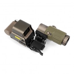 SPECPRECISION EXPS3 Rotpunktvisier, G33 3X-Vergrößerer und LEAP 12 2.26"-Montage, Set