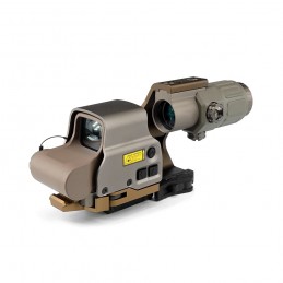 Conjunto SPECPRECISION EXPS3 ponto vermelho e magnificador G33 3X, eixo de 2.26", preto/FDE