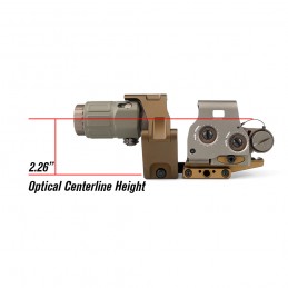 SPECPRECISION EXPS3 Red Dot Sight & G33 3X Magnifier 2.26" Centerline Combo Black/FDE Color SPECPRECISION EXPS3 Red Dot Sight & G33 3X Magnifier 2.26" Centerline Combo Black/FDE Color
