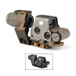 Conjunto SPECPRECISION EXPS3 punto rojo y magnificador G43 3X, eje de 2.26", negro/FDE