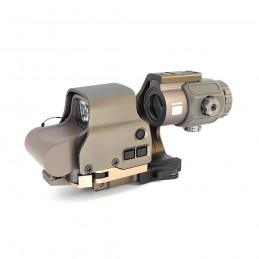 Holy Warrior EXPS3-0 Red Dot Sight With G43 3X Magnifier 2.26" Optical Centerline Height FDE Color Combo Holy Warrior EXPS3-0 Red Dot Sight With G43 3X Magnifier 2.26" Optical Centerline Height FDE Color Combo