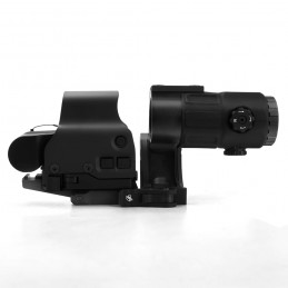 HOLY WARRIOR EXPS3-0 con magnificador G45, conjunto réplica de 2.26 pulgadas, negro/TAN/T-Tacs