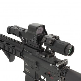 G33 3X Magnifer & OMNI FTC QD Mount Black/FDE Combo At 2.91" Centerline Height|SPECPRECISIONコンボ G33 3X Magnifer & OMNI FTC QD Mount Black/FDE Combo At 2.91" Centerline Height|SPECPRECISIONコンボ
