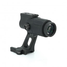 G33 3X Magnifier & OMNI FTC QD Mount Black/FDE Combo At 2.91" Centerline Height G33 3X Magnifier & OMNI FTC QD Mount Black/FDE Combo At 2.91" Centerline Height