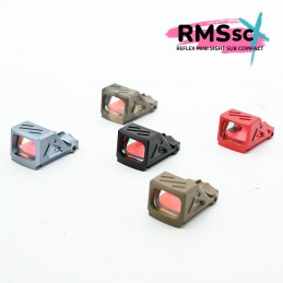 Airsoft RMSsc Reflex Mini Sight SUB COMPAT Chevron Reticle Airsoft RMSsc Reflex Mini Sight SUB COMPAT Chevron Reticle