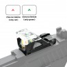 Airsoft OMSsc Open Mini Sight SUB COMPAT Chevron Reticle