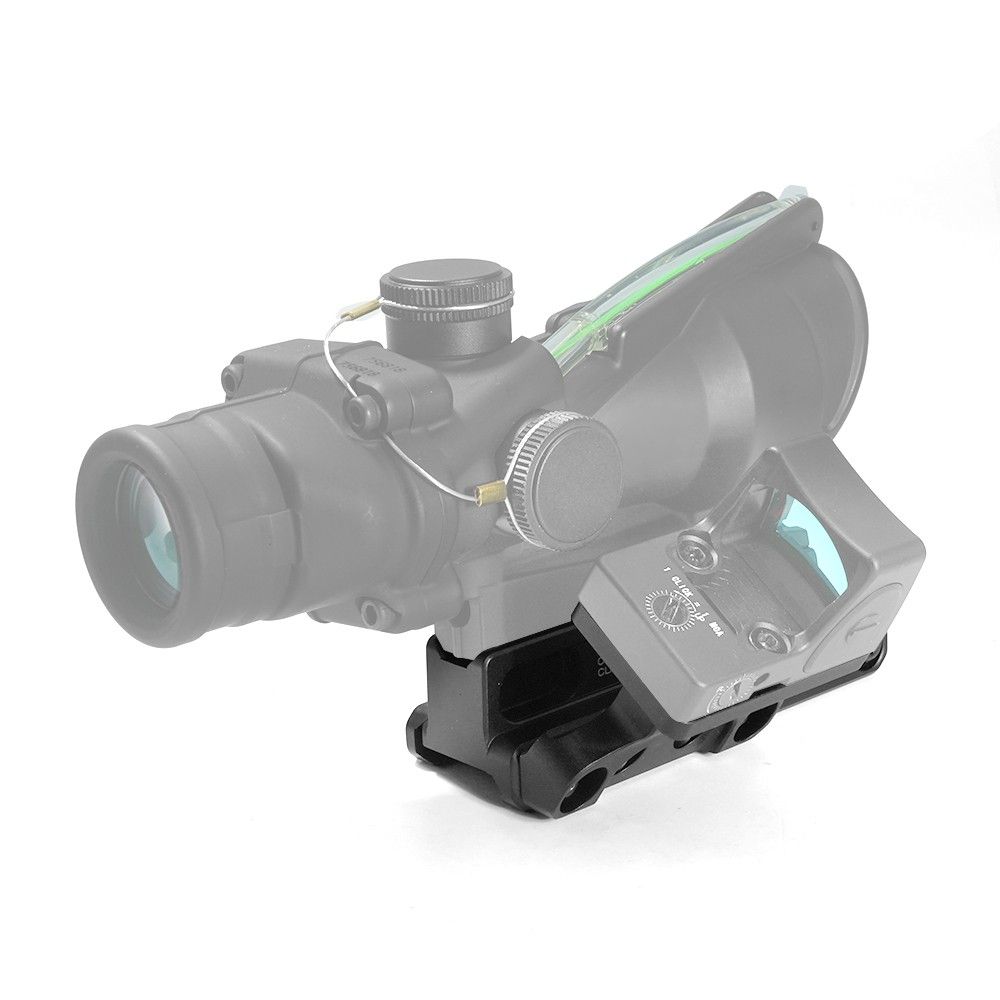 FAST COG 시리즈 마운트 - 트리지콘 ACOG 또는 VCOG 용 + T2 RMR 오프셋 옵틱 어댑터 플레이트