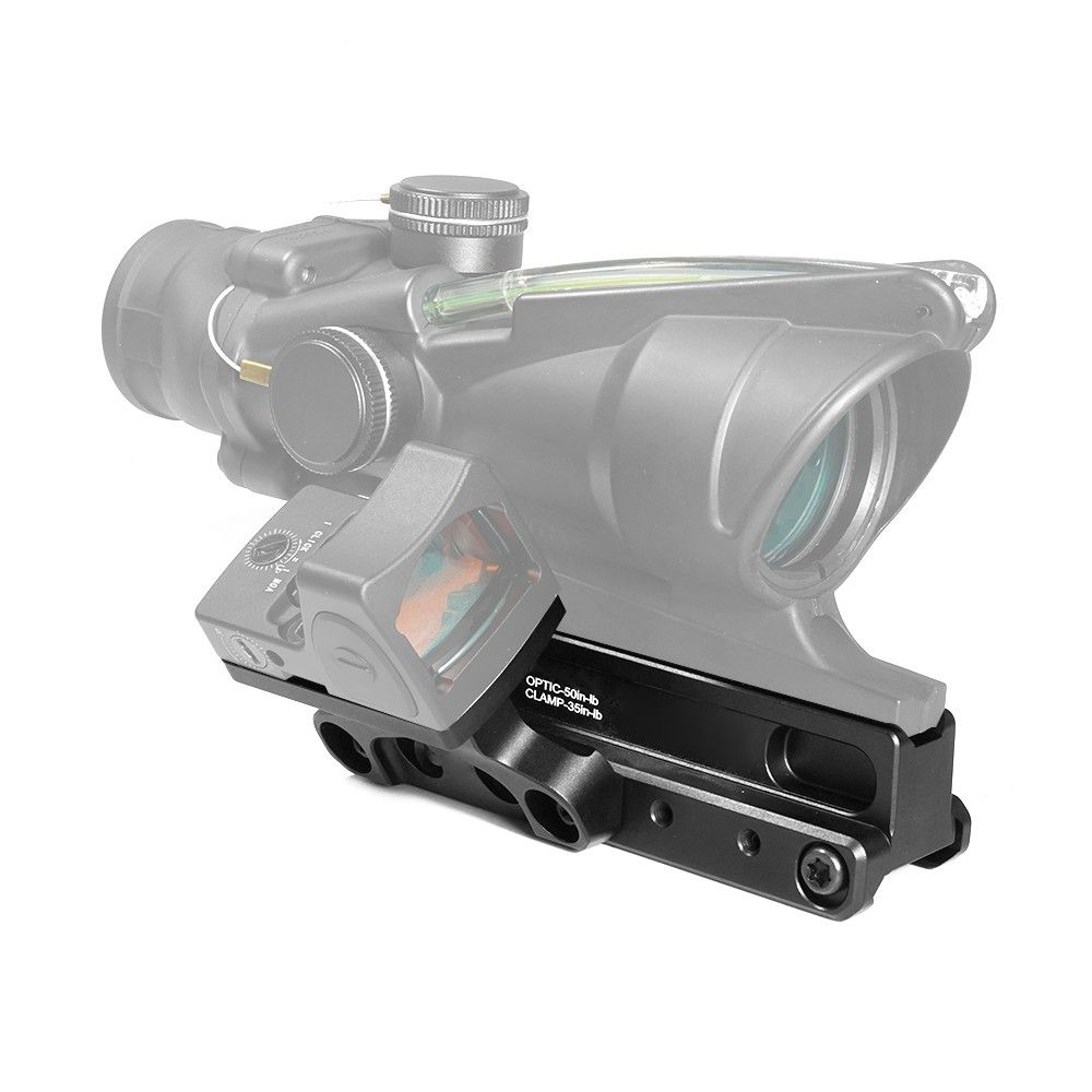 Trijicon ACOG および VCOG 光学部品用 FAST COG シリーズ マウント、T2 RMR オフセット光学アダプタ プレート付き