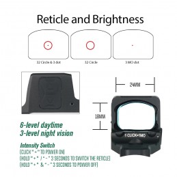 SPECOPTICS HunterX Solar Multi Reticle Shotgun Red Dot Sight SPECOPTICS HunterX Solar Multi Reticle Shotgun Red Dot Sight