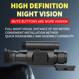 SPECPRECISION NV075 HD-Infrarot-Nachtsichtzielfernrohr für Jagd mit Multi-Absehen