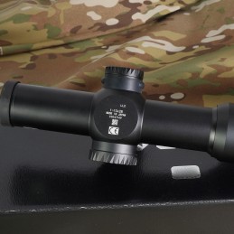 VUDU 1-10 X FFP MRAD LPVO mit beleuchtetem SR5-Absehen, vollständiges Original, mit Montage