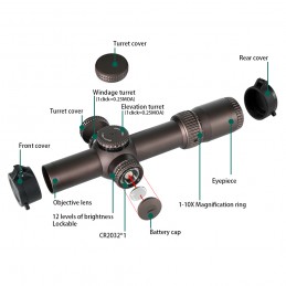 RZ HD GEN3 1-10X24mm FFP LPVO Rifle Scope High End version RZ HD GEN3 1-10X24mm FFP LPVO Rifle Scope High End version