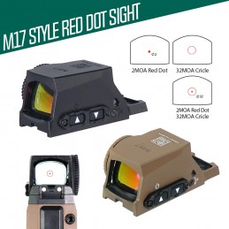 SPECPRECISION VFC P320 M17 M18 Kırmızı Nokta Dürbünü AIRSOFT GBB Versiyonu (Demir Arka Nişangahlı)