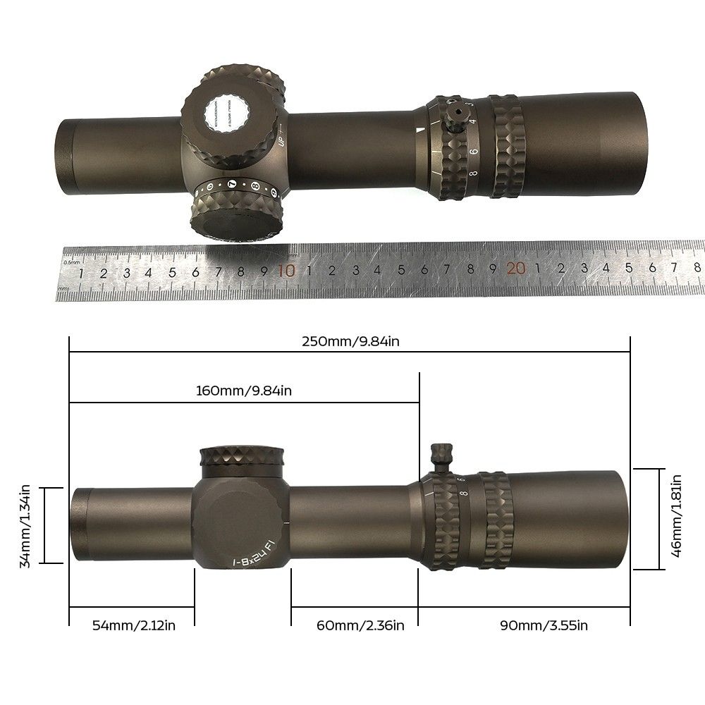 ATACR 1-8X F1 Short Optics,SPECPRECISION라이플 스코프