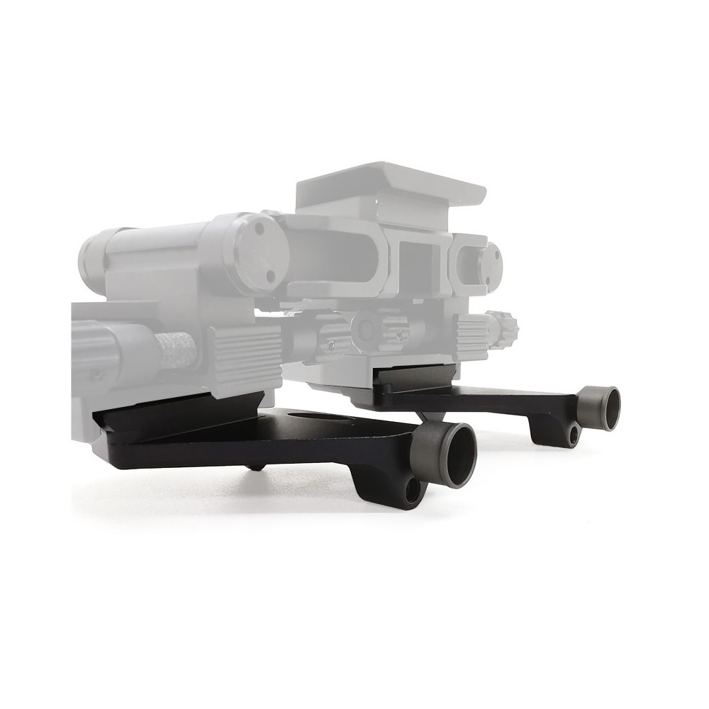 2x CNC Machined J Arm NVG Mount Dovetail Shoes For AN/PVS-14 Binocular Bridge